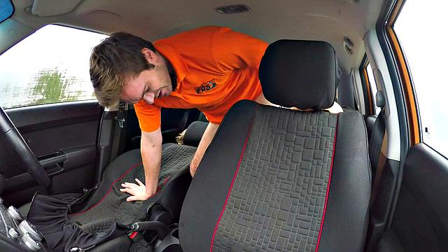 Watch this hot student get off with a big cock in reverse cowgirl & doggystyle positions