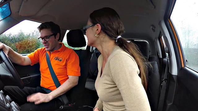 Watch this hot student get off with a big cock in reverse cowgirl & doggystyle positions