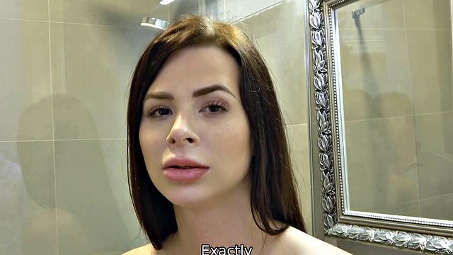 HUNT4K. Beauty's pussy is the tool to obtain credit in no time