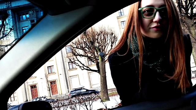 Redheaded spex nerd picked up and piledriven