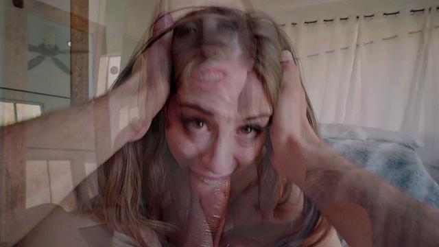 Throated - Busty Blonde Gets Her Mouth Fucked Good