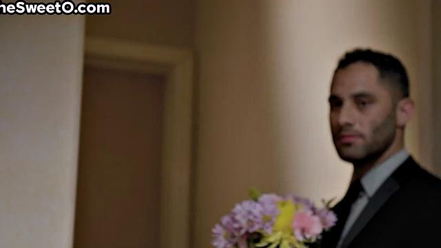 Big-titted babe by her BF till cumshot on body