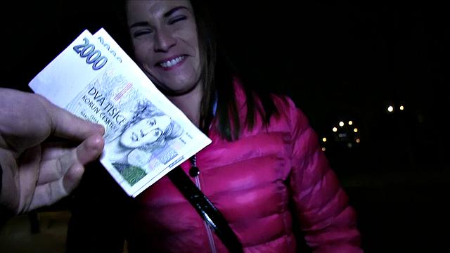 Fucked in the car for a lot of cash