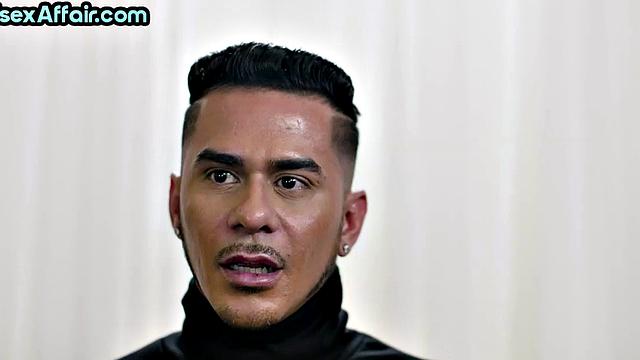 Stunning bisexual babe sucks and bounces on cock in threesome