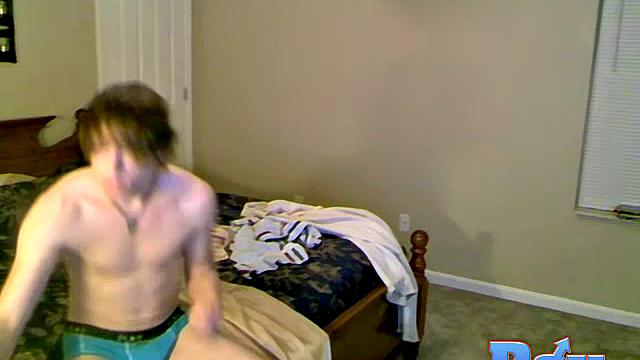 Trace Rubs Himself Through His Underwear - Trace