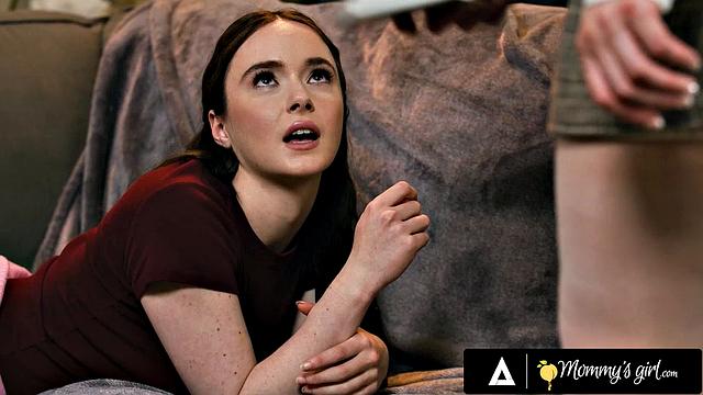 MOMMY'S GIRL - Strict Nanny Ryan Keely DISCIPLINES Spoiled Hazel Moore With Rough ANAL STRAP-ON