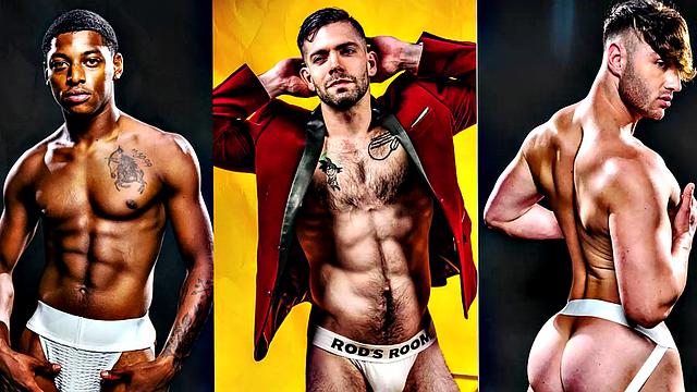 Tatted Hunk Justine Matthews Down Jock Elliot Finn - ASGmax