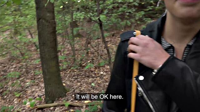 Smooth pussy is fucked hard