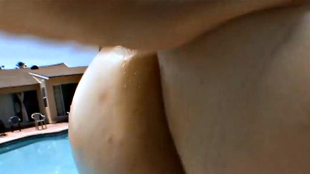 Outdoor gonzo with chubby BBW