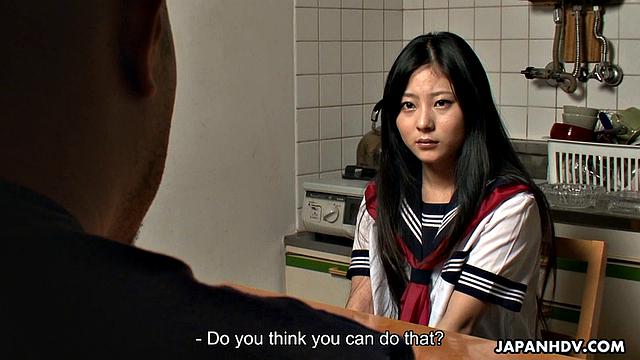 Teen Sayaka gets drilled rough