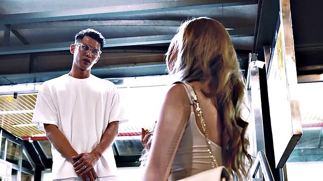 Ranako puts on a uniform and fucks her internet date