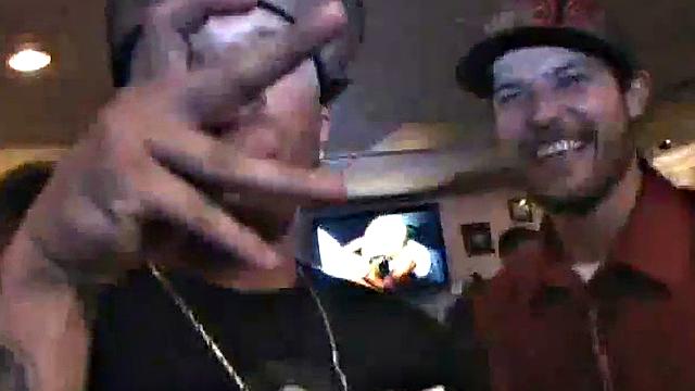 Goth slut fucking hard dick in close-view