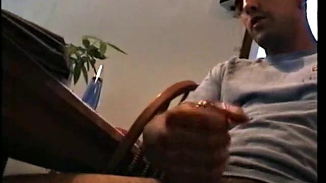 Straight Zack Stroking Cock