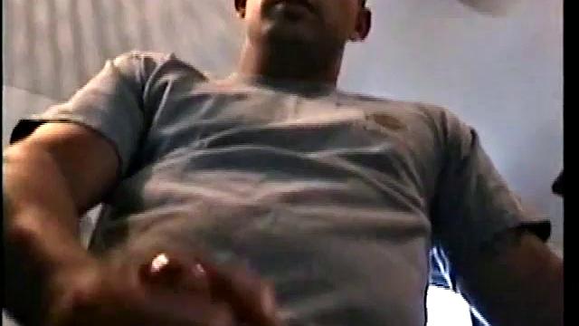 Straight Zack Stroking Cock