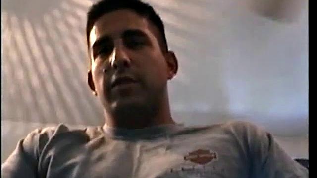 Straight Zack Stroking Cock