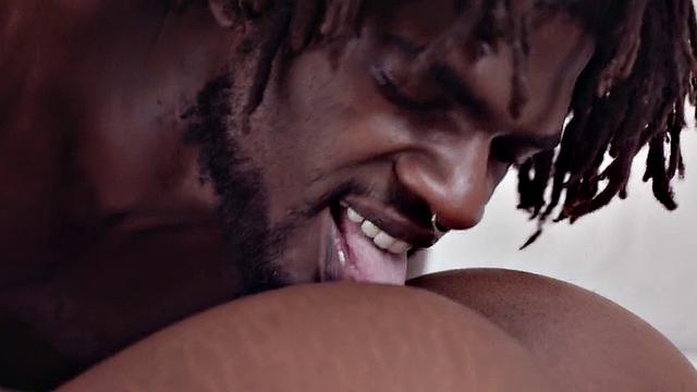 Hung hunk drilling after rimming in erotic couple