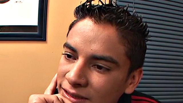 Real Spanish skinny twink fucks boyfriend until cumshot at home