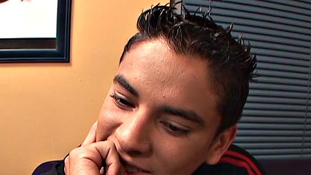 Real Spanish skinny twink fucks boyfriend until cumshot at home