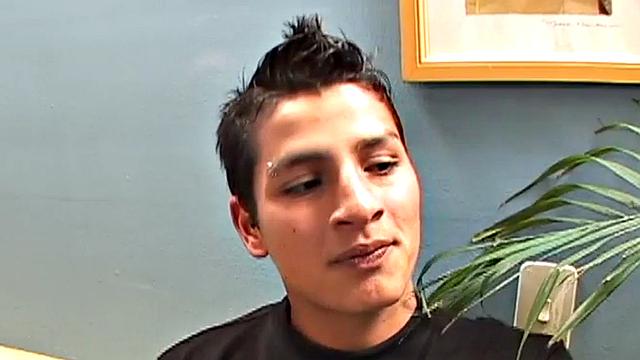 Real Spanish skinny twink fucks boyfriend until cumshot at home