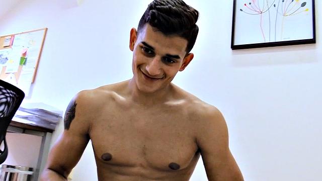 Euro twink agrees to be gay in POV for money