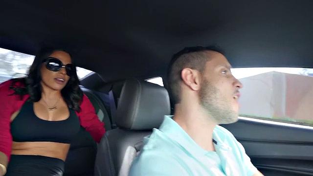 Big-titted Latina smashed outdoors in doggystyle