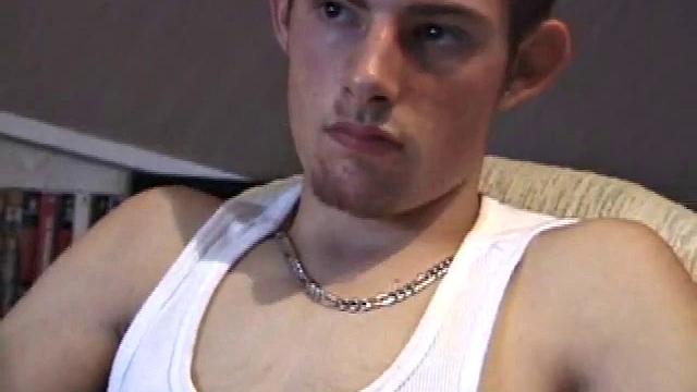 Skater boy Vince O'Neil rolls in after a long day on the board. He hoped to pick up some chicks at the skate park, but comes back empty handed. So he puts his hand to work, and with a little help from his friend, he pumps out the cum load.