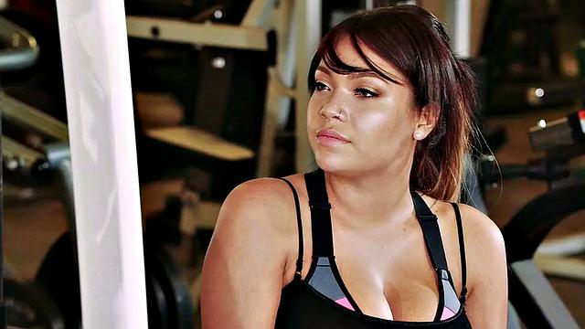 Watch Sorority Blues Part 2: Tattooed babe gets fucked hard in the gym while kissing and doggystyle!