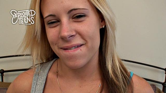 Petite teen gets her tight slit pounded