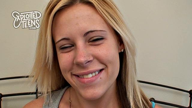 Petite teen gets her tight slit pounded