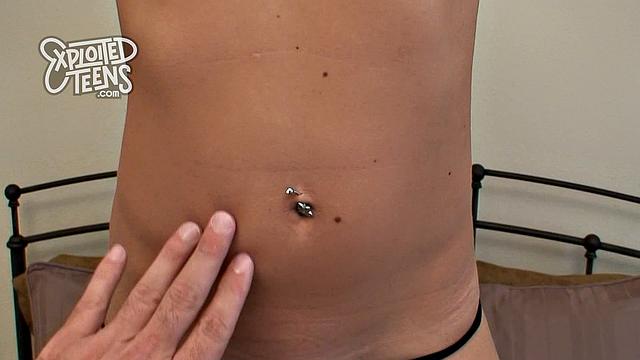 Petite teen gets her tight slit pounded