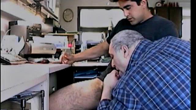 Blowing Straight Roommate