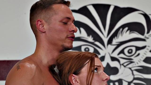 Bisexuals love fucking slutty cheerleader in threesome