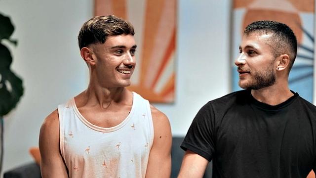 Athletic amateur passionately ramming stud in ass