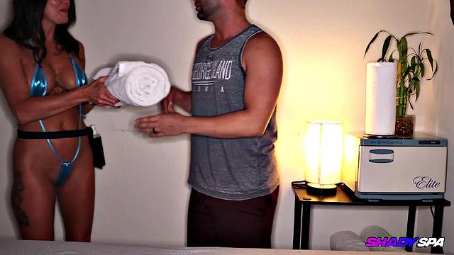 Abby and Tiffany Join Forces - Mom Suck