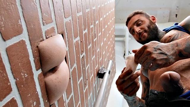 Dirty gay enjoys sucking stud before jerking off hard