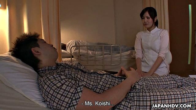 Naughty nurse had a good night shift last