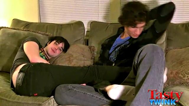 Tristan & Aron Tickling and Kissing Boys