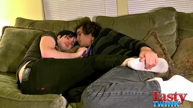 Tristan & Aron Tickling and Kissing Boys