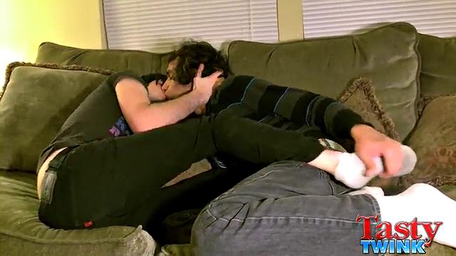 Tristan & Aron Tickling and Kissing Boys