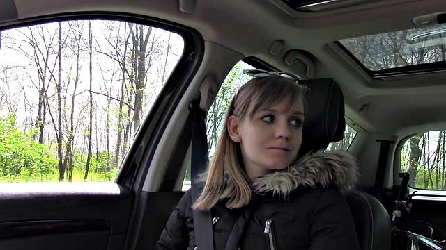 Naughty blonde teen rides a cop in uniform while getting her bald pussy fucked in reverse cowgirl