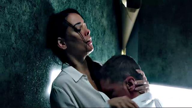 Natalie Martinez sex in the elevator