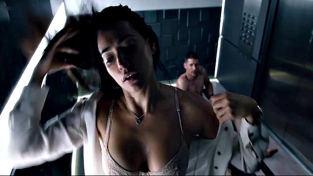 Natalie Martinez sex in the elevator