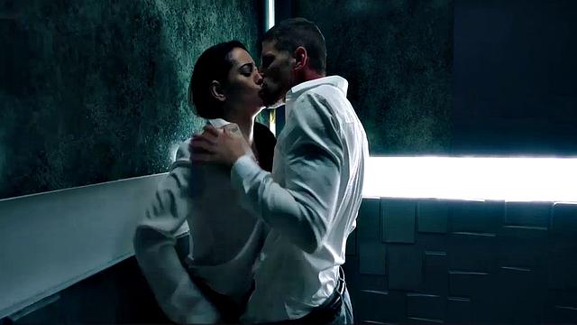 Natalie Martinez sex in the elevator