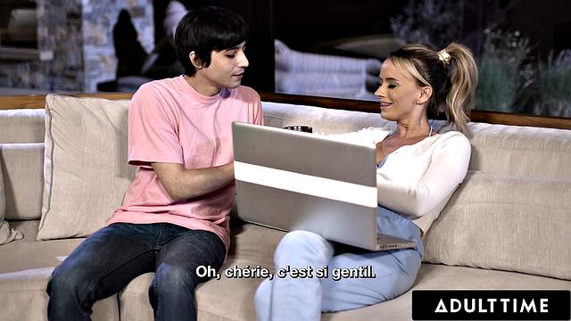 ADULT TIME - MILF Pristine Edge Is Kept Up All Night By Stepson's Desire To Fuck