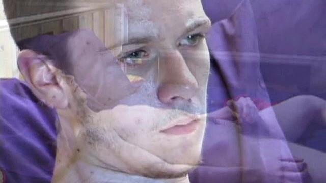 Derek strokes his monster stiff and jerks off until he blasts a warm cum load onto his face.