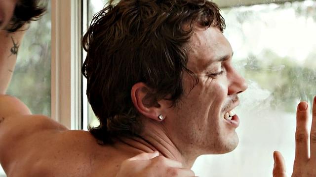 Skinnier stud assdrilled till cum in the kitchen