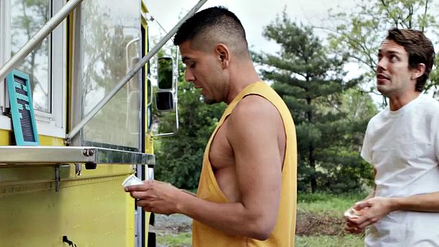 Skinnier stud assdrilled till cum in the kitchen