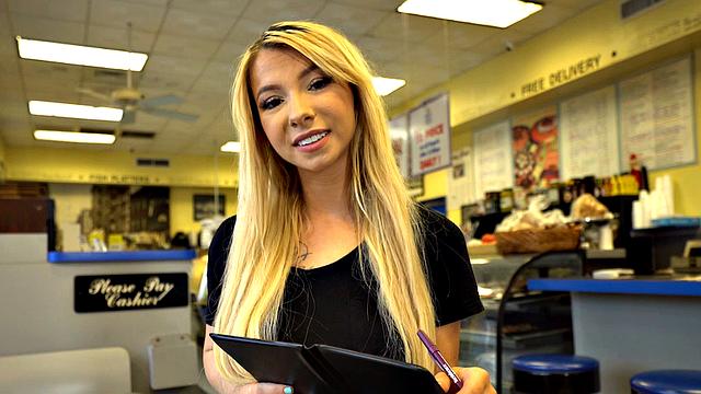 Waitress POV - Kenzie Reeves - College Cutie