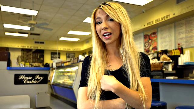 Waitress POV - Kenzie Reeves - College Cutie