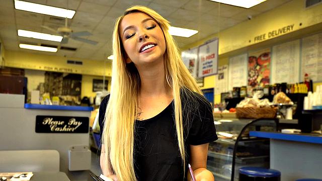 Waitress POV - Kenzie Reeves - College Cutie